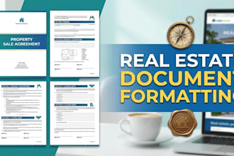 do professional document typing and real estate document formatting