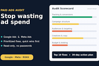 audit your google ads or meta ads account and boost roas
