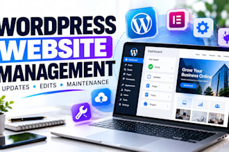 manage and maintain your wordpress website