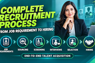 provide full cycle recruitment and hiring services