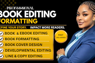 edit your fiction book with developmental and line editing for a polished
