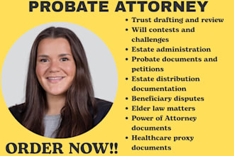 do wills, trusts and be estates lawyer for probate, estate planning,guardianship