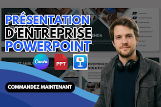 design financial presentation, investment deck, business report and pitch deck