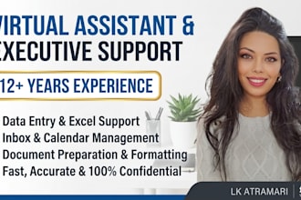 be your professional virtual assistant and executive support