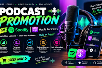 maximize organic podcast promotion on spotify apple podcast