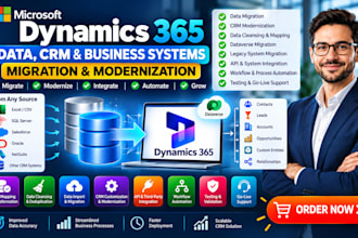 migrate and modernize dynamics 365 data CRM and business systems