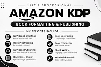 format, optimize, and publish your book on amazon kindle kdp, amazon kdp