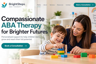 build squarespace therapy website aba therapy website medic consultation website