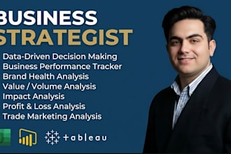 be your data analyst and business strategist