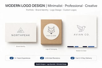 graphic designer logo design and social media post design