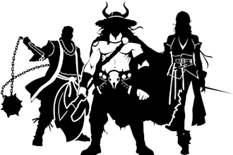 make awesome professional silhouette vector art