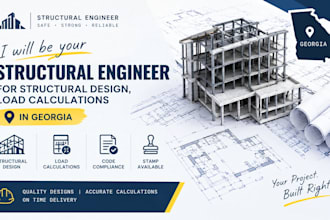 be your structural engineer for structural design, load calculations in georgia