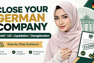 close liquidate and deregister your german gmbh or ug company