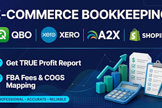 do ecommerce bookkeeping for amazon shopify with quickbooks xero a2x