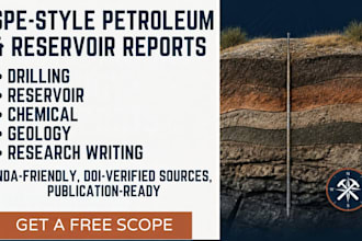 write spe style reservoir, drilling, geology and petroleum engineering research