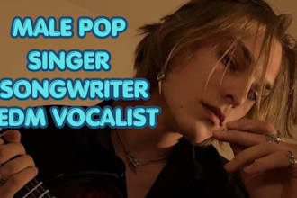 male vocalist indie pop singer edm vocal male pop singer male singer for edm pop