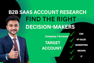 fine b2b saas leads and decision makers