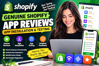write genuine shopify app reviews, shopify app installation,