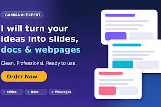 turn your ideas into slides, docs, or webpages with gamma ai