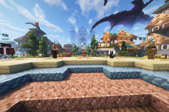 build your dream minecraft server smp, minigames, and more