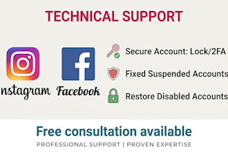 fix suspended or compromised social media account