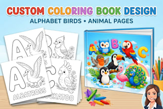 kdp, kids coloring book, coloring page, book cover design