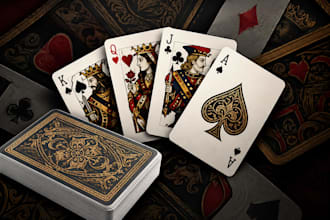 design custom playing cards, poker cards and card decks