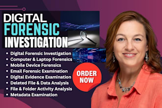 do professional digital forensic investigation, and computer forensic