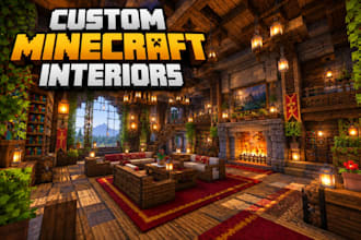 build and decorate custom minecraft interiors and rooms