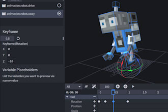 create custom minecraft bockbench models, mobs, items and 3d assets