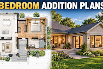 bedroom addition plans professional cad architectural custom layouts