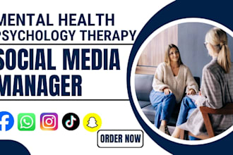social media marketing manager mental health therapy psychology therapy aba ads
