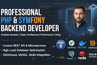 develop custom rest API and microservices using PHP