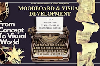create a moodboard and visual direction for your project