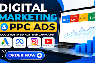manage digital marketing, PPC ads and paid advertising campaigns