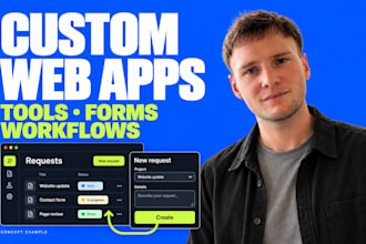 build a custom web app or internal business tool