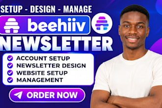setup beehiiv newsletter  beehiv automation design beehive website landing page