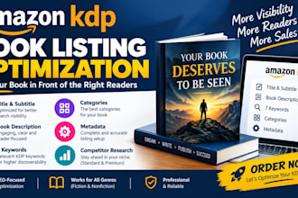 optimize your amazon KDP book listing
