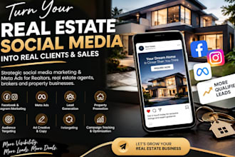 real estate SMM realtors leads social media manager meta ads google ads