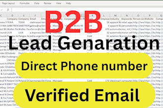do direct phone number and b2b lead generation email list phone number