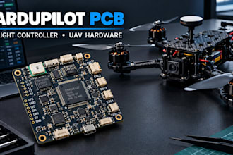 design smart glass ardupilot uav flight controller plc nrf52 smartsheet pcb drc