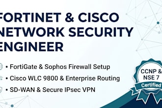 configure fortinet fortigate cisco ccnp routing switching and wlc