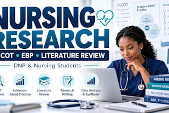 provide expert dnp project, nursing research and ebp support