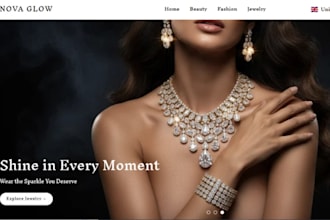 design shopify jewelry store, shopify jewelry website shopify dropshipping store