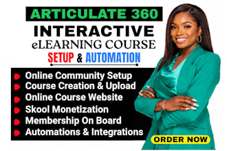 design interactive elearning courses in articulate storyline and rise 360