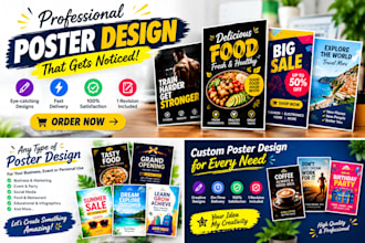 design a professional poster in canva