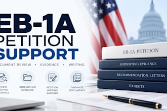 review and strengthen your eb1a petition and supporting evidence