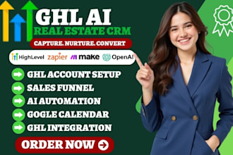 gohighlevel real estate crm sales funnel automation google calendar integration