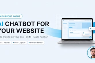 build a custom ai chatbot for website customer support