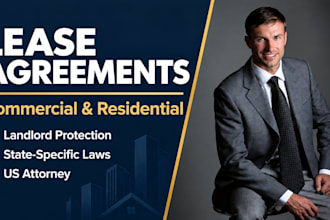draft a residential or commercial lease agreement